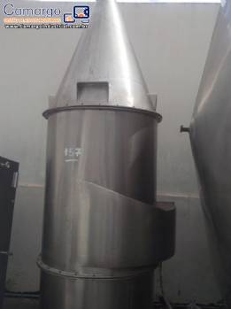 Ciclone em a�o inox