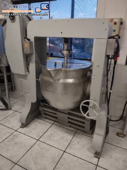 Tacho misturador encamisado basculante em inox