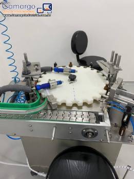 Envasadora rotativa para frascos Nelpas 100 ml inox 316