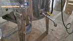 Tanque misturador encamisado em inox eltrico com hlice centrifuga tipo Cowles