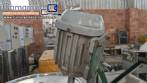 Tanque misturador encamisado em inox eltrico com hlice centrifuga tipo Cowles