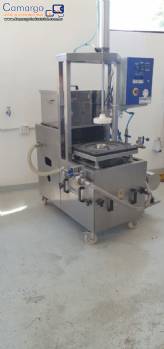 Lavadora em a�o inox autom�tica para barril de chopp Brabeer