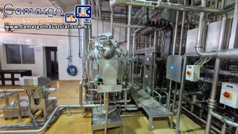 Linha para processamento geléias molhos coberturas caldas 450 toneladas