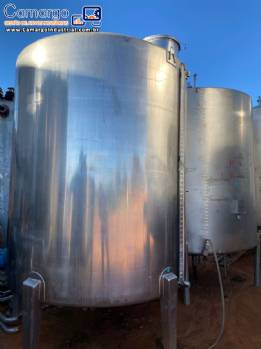 Tanque misturador em a�o inox 5.000 L Inoxil