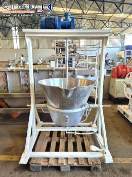 Tacho � vapor encamisado basculante 200 litros