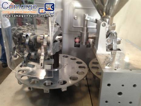 Envasadora de bisnaga met�lica Meteor