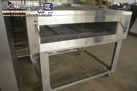 Forno de lastro modular em inox Prtica