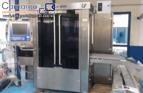 Revisor sistema de inspe��o de ampolas frascos injet�veis GF Coesia modelo A&V 200