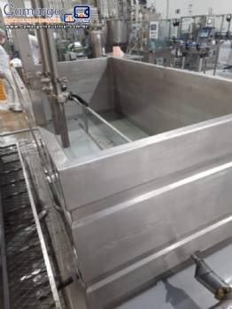 Tanque isolado em ao inox para fabricao de queijos BB Inox 3500 litros
