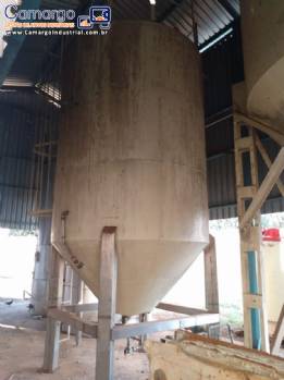 Silo encamisado isolado para armazenamento de glucose gordura interno a�o inox 15.000 litros