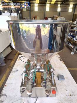 Envasadora em inox de bancada para l�quidos e viscosos