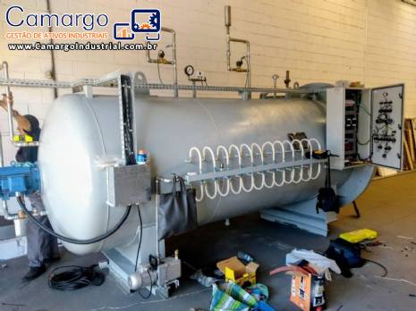Autoclave horizontal para vidros blindados
