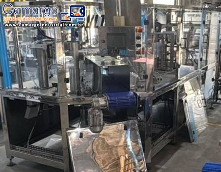 Envasadora embaladora carrossel rotativa em inox para envase de embalagens Stand-up Pouch Ultramaq