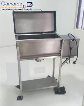 Misturador ribbon blender em inox para pós 50 litros Misturador ribbon blender em inox para pós 50 litros